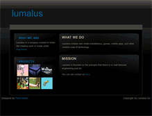 Tablet Screenshot of lumalus.madparker.com